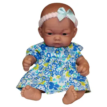 

Guca-newborn Baby with blue dress flowered