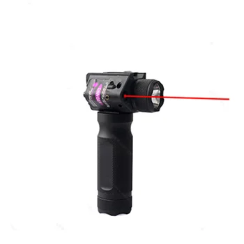 

Outdoor hunting metal laser sight strong tactical grip light led flashlight lighting handle 20mm guide rail installation