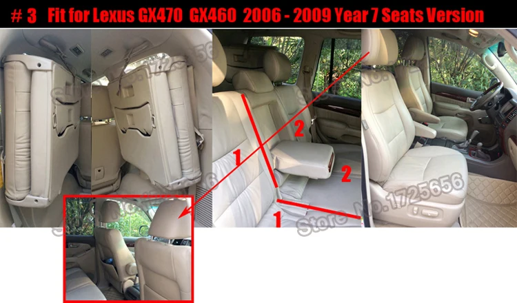 AutoDecorun Custom Fit ПВХ кожаные чехлы для автомобильных сидений для Lexus GX460 GX470 GX400 чехлы для сидений наборы для подушки для автомобилей сиденья протектор