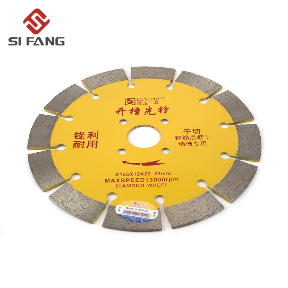 155 мм Алмазная Пила диск для сухой резки для Мрамор Бетон фарфоровые держатели для сверл кварцевый камень; бетон режущие диски