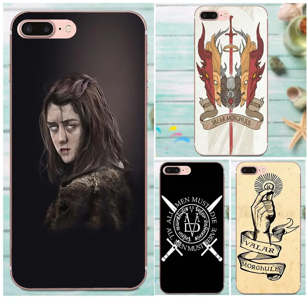 Valar Morghulis для Huawei Mate 7 8 9 10 20 P8 P9 P10 P20 P30 Lite Plus Pro 2017 Мягкие силиконовые прозрачные