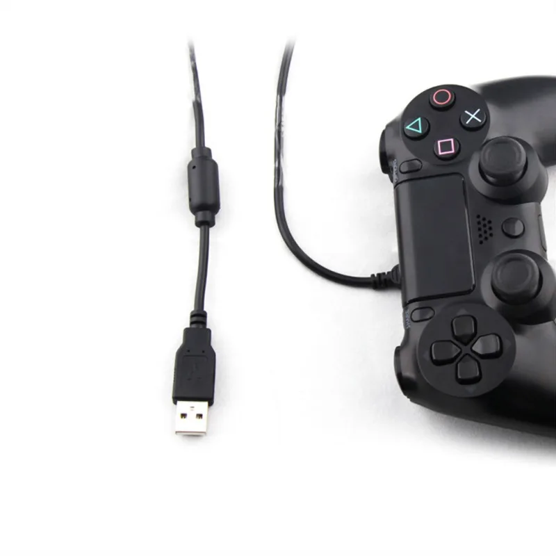 2 м высококачественный usb-кабель для зарядки PS4 SLIM & Pro контроллер usb кабель для передачи данных для PS4 хост и Handel с цветной коробкой