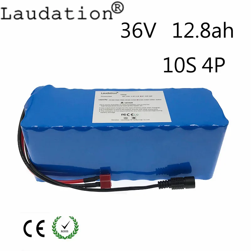 36V 12ah литиевая батарея 10S4P 12800mAh 500W высокая мощность и емкость 42V 18650 мотоцикл электрический автомобиль велосипед Скутер с BMS