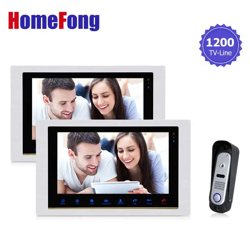

Homefong Video Intercom Door Phone High Resolution Intercom front door monitor System Inter-conversation Doorbell 1200TVL