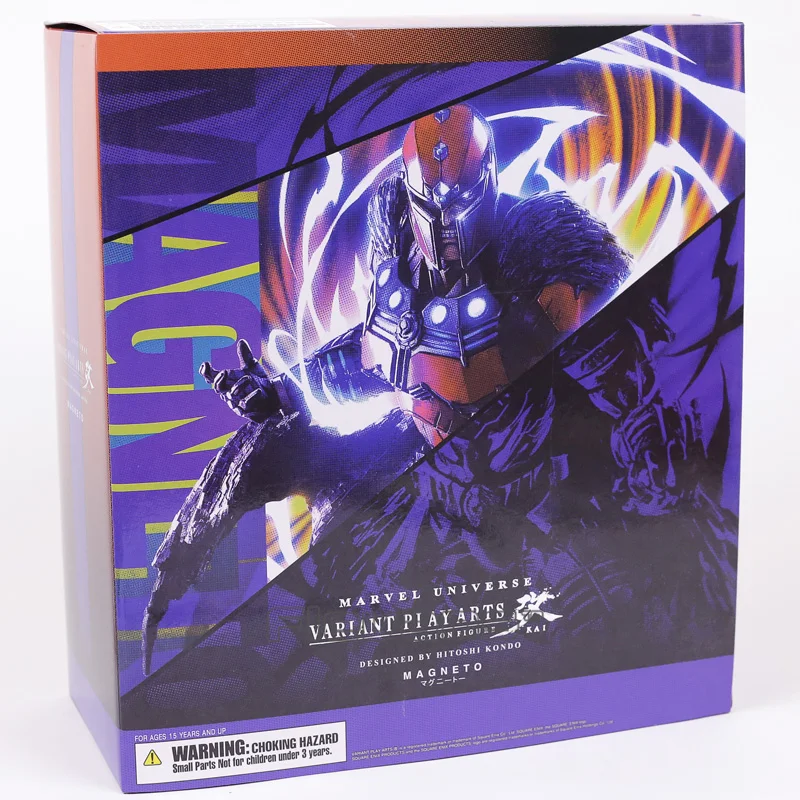 Marvel Universe VARIANT PLAY ARTS KAI X-men Magneto ПВХ фигурка Коллекционная модель игрушки