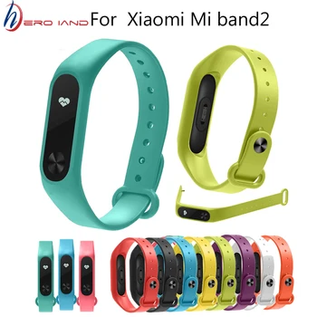 

Hero Iand mi band 2 Accessories Pulseira Miband 2 Strap Replacement Silicone Wriststrap for Xiaomi Mi2 Smart Bracelet Wrist Band