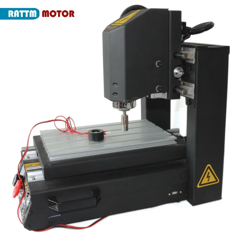 3 оси 2030 Настольный фрезерный станок с ЧПУ гравировальный фрезерный станок с аварийной остановкой высокопрочная сталь 110 В/220 В+ 400 Вт шпиндель