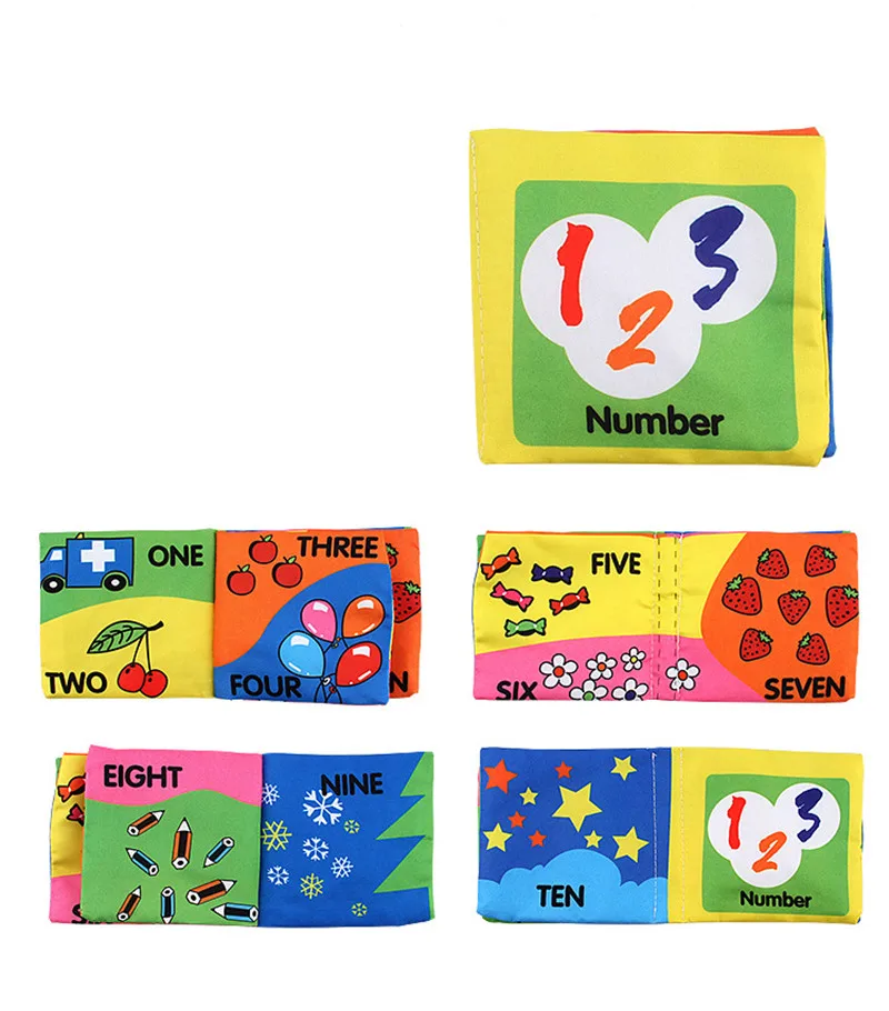 Детские развивающие игрушки книжки из мягкой ткани детские развивающие коляски передвижные погремушки игрушки новорожденные дети игрушки тканевые книги 0-12 месяцев