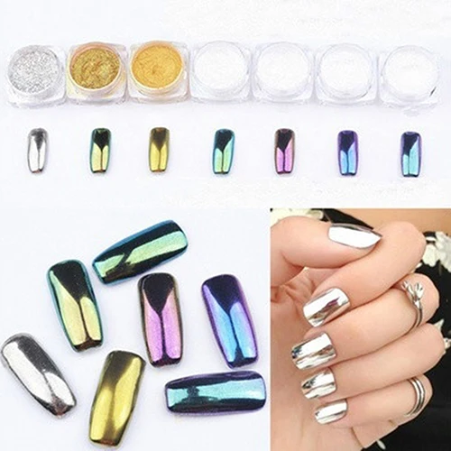 

11.11 ! 1g Mirror Nail Glitter Powder Dust Nail Art DIY Decor Shinning Pigment Glitters In Stock Fast Shipping