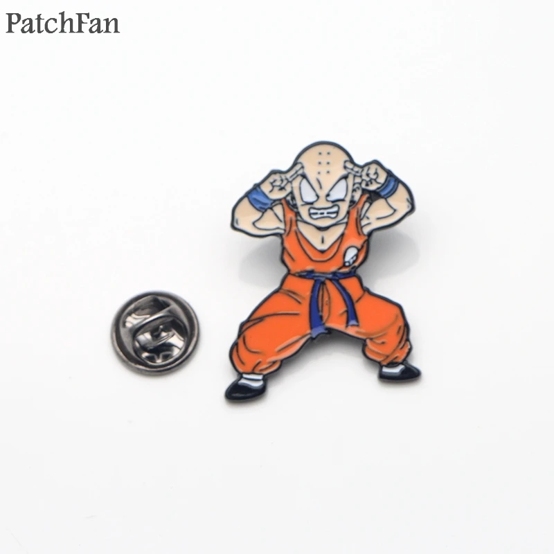 Patchfan Dragon ball DIY цинк галстук мультфильм забавные булавки рюкзак одежда броши для мужчин и женщин шляпа Декоративные значки медали A1465