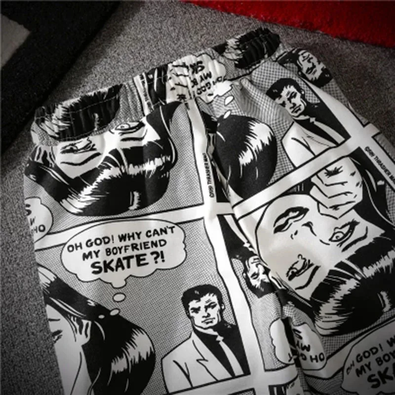 Cool Pants Men Loose Print Trouser Streetwear (24)