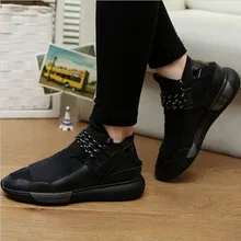 Classic Leisure Shoes Lace Up Unique Design Style Men’s shoes Casual Shoes Increasing PU Sport Footwear Size 36-44 Y-3