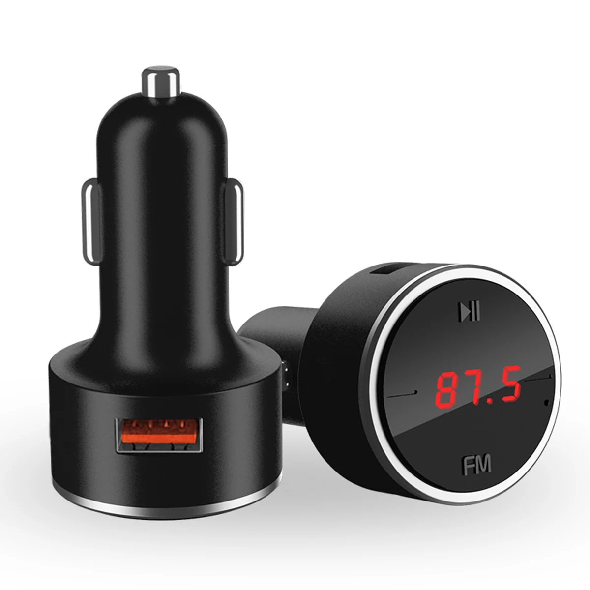DC 12-24 В QC3.0 быстрое зарядное устройство с двумя USB беспроводной Bluetooth 5 0