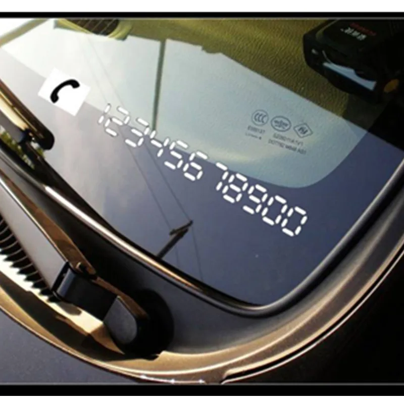 Car Goods Vinyl Reflective Materials Temporary Parking Car Cellphone Number License Plates Stickers Auto Car accessories Car Goods Vinyl Reflective Materials Temporary Parking Car Cellphone Number License Plates Stickers Auto Car accessories