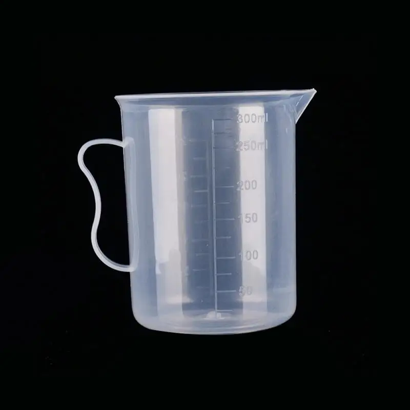 1pc 300ml 20 Вт, 30 Вт, 50/300/500/1000 мл Пластик мерный стакан из твердого английского фарфора носика поверхности кухонный инструмент, принадлежности - Цвет: 1pc 300ml