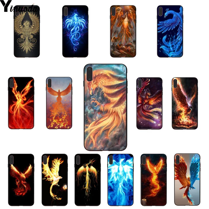 Yinuoda The Phoenix Luxury Unique Design Phone Cover for Apple iPhone 8 7 6 6S Plus X XS MAX 5 5S SE XR | Мобильные телефоны и