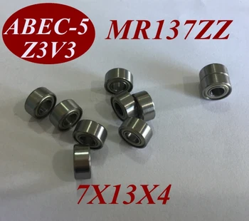 

10pcs MR137Z MR137ZZ MR137 ZZ MR137-ZZ 7X13X4 MM 7*13*4 MM Miniature roller micro shaft motor deep groove Ball Bearing tools