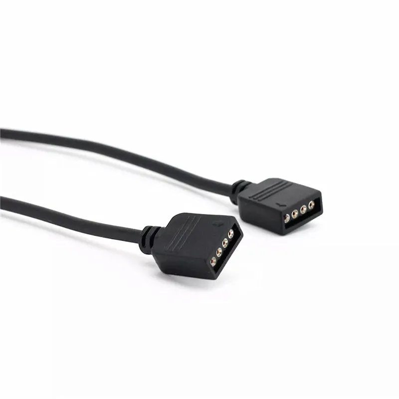 4 контактный RGB светодиодный разъем УДЛИНИТЕЛЬ шнур провод 1 м 2 5 3 30 см 50 для SMD 5050