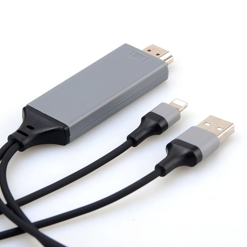 8 контактный HDMI кабель HD 1080P конвертер адаптер 1 м USB для HDTV TV цифровой AV iPhone