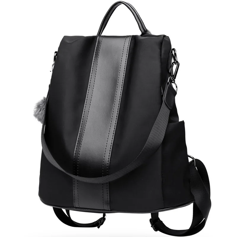 

Anti Theft Women Female Nylon Backpack Casual Large Capacity School Bags For Teenage Girls Multifunction Shoulder Organizer Bags