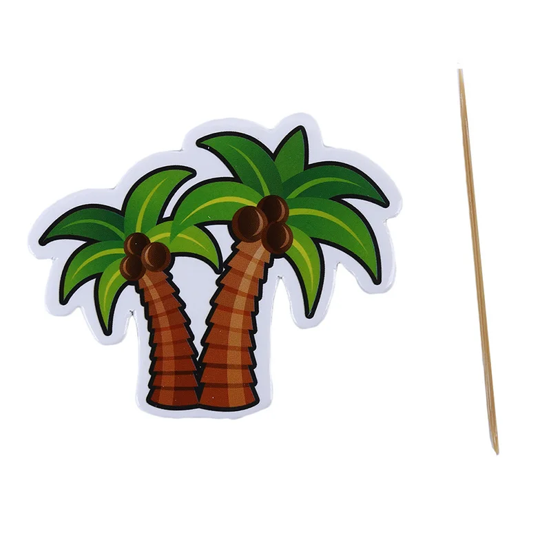 12pc/pack Coconut Trees Cake Insert Card Decorating Wedding Birthday  Diverse Party Paper Cake Decoration Tools - Cake Decorating Supplies -  AliExpress