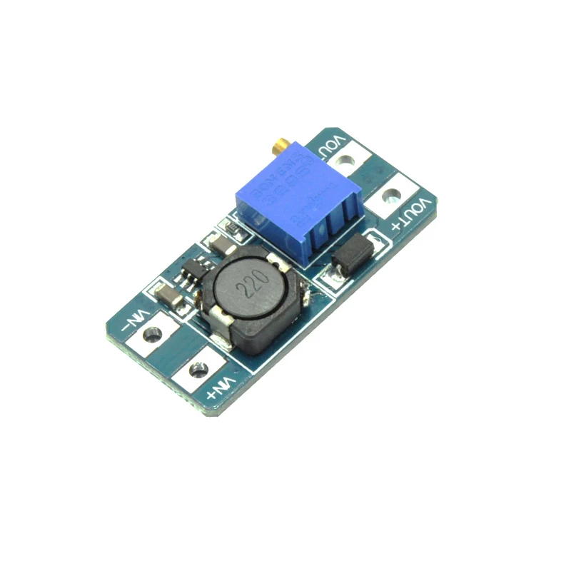 MT3608 DC DC Step Up Boost Converter Booster Adapter For Arduino 2A 2-24V to 28V DC-DC Step-up Power Module Board Electronic Kit (4)
