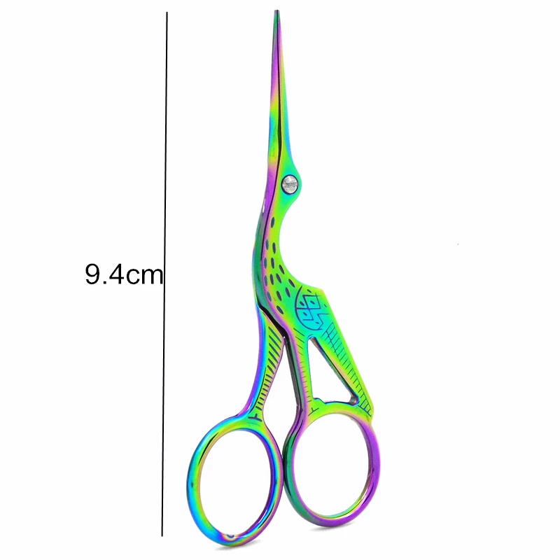 VOILEY 1 шт./лот Нержавеющая сталь Европейский старинные Ножницы Античная Цветочные Швейные ножницы для рукоделия портной ножницы ткань DIY инструменты ножницы по металлу портновские ножницы ножницы кухонные ножницы - Цвет: HE multi 9.4cm 1pcs