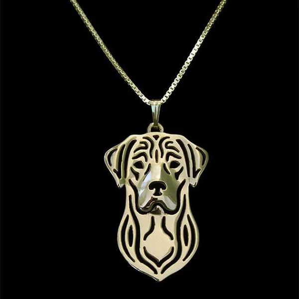 Plated Labrador Retriever Necklace 2 Plated Labrador Retriever Necklace 2