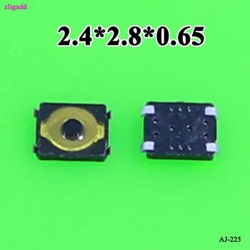 

50pcs 2.4x2.8x0.6mm 2.4*2.8*0.65 Thin film press key switch 4P Push Button Switch SMD Tact Switch Film switch of mobile camera