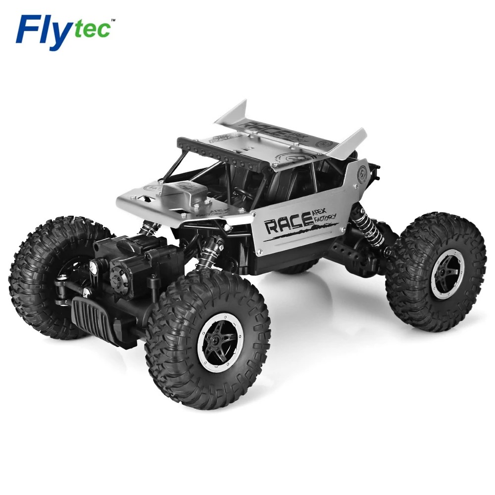 

Flytec 9118 1/18 2.4G 4WD Alloy Off Road 35km/h RC Climbing Car Rock Crawler Clamber Remote Control Vehicle Kids Toy