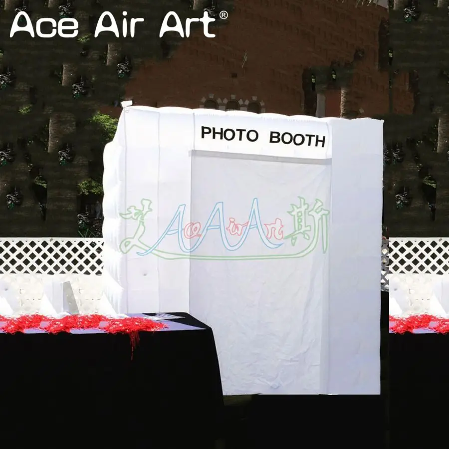 Colorful inflatable photo booth,digital camera room photo
