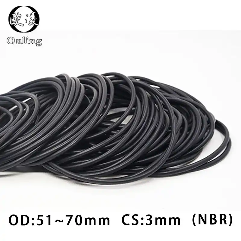 2.5 x 1.5mm Nitrile 70 O'Ring 10x 2.5 x 1.5mm Nitrile 70 O'Ring 10x