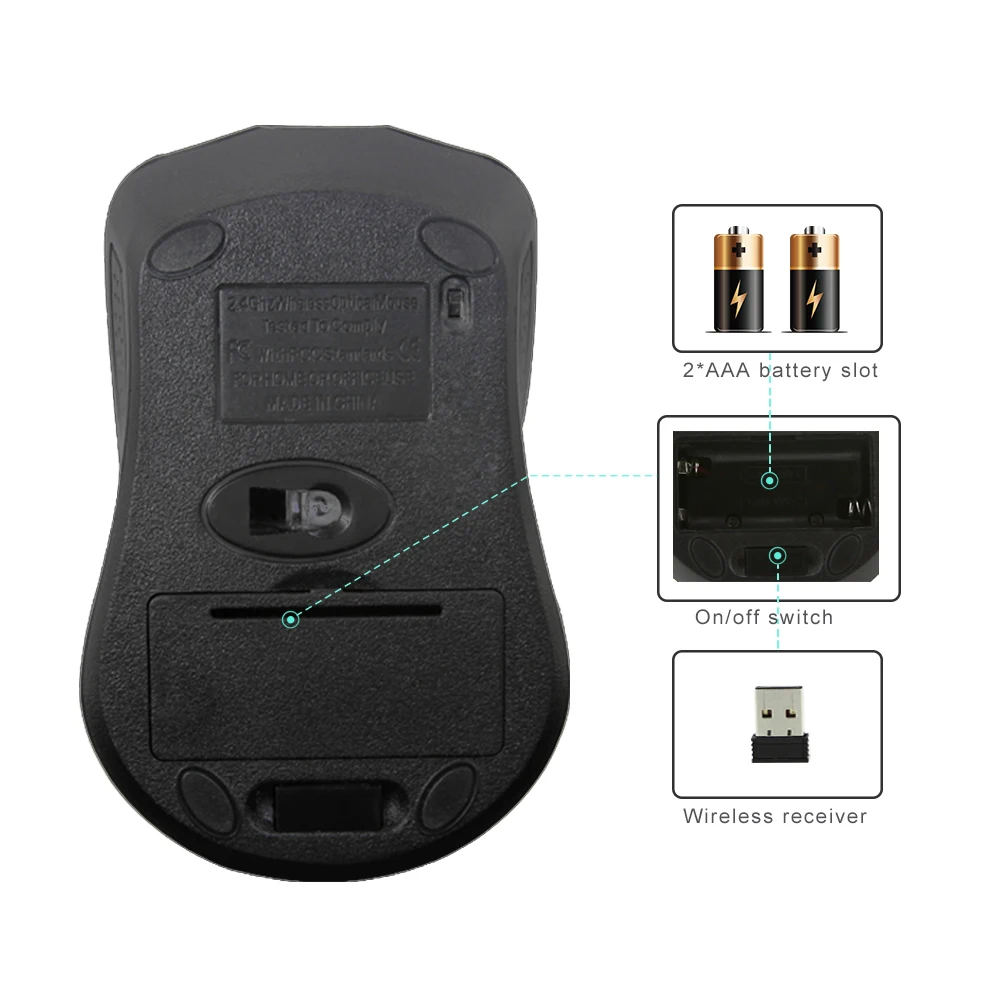 Wireless + Bluetooth Dual Mode Mouse