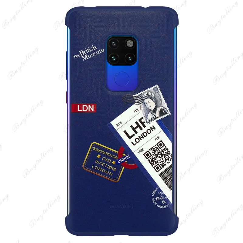 Оригинальный Официальный чехол для huawei mate 20 PC дорожная тематическая оболочка с