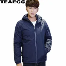 TEAEGG синий Высокое качество зимняя куртка мужская Парка мужская зимняя куртка s и пальто толстая мужская одежда верхняя одежда AL350