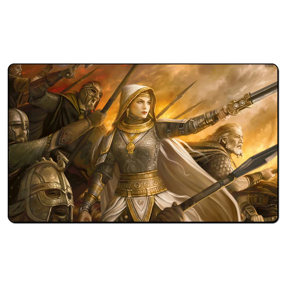 

(Elspeth for the Win) Playmat Magic Game Pad,Board Games The Pad Play Mat,Custom MGT Table Pad 35X60CM with Free Bag