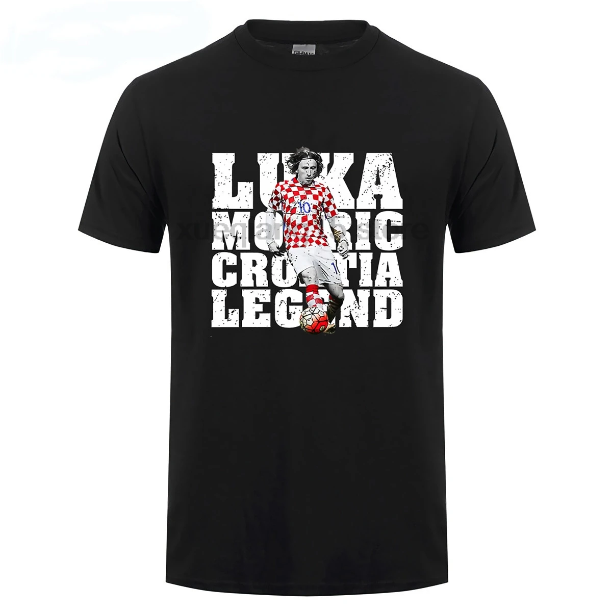

2019 hot sale t shirt summer t shirt brand fashion t shirt Luka Modric Croatia Player T-Shirt O-Neck Casual Broadcloth