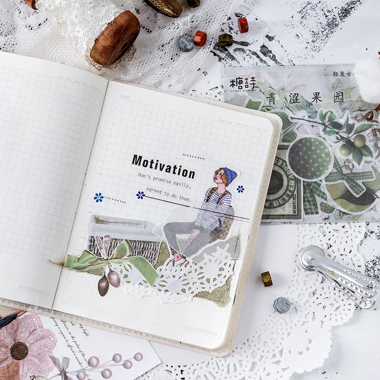 24 упак./лот серия Orchard Time Bullet Journal Декоративные Канцелярские наклейки Скрапбукинг DIY дневник