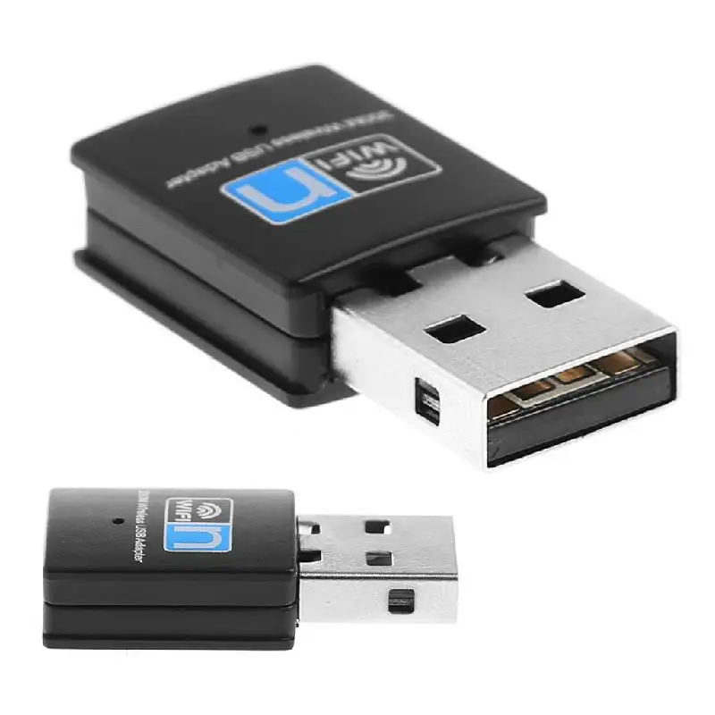 802.11n/g/b 300 Мбит/с USB2.0 сетевой LAN Dongle WiFi беспроводной адаптер без антенны