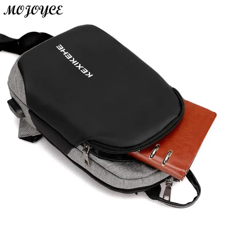 USB порт анти-вор сумка через плечо многофункциональный большой емкости водонепроницаемый мужской слинг сумки на пояс сумки на плече на груди Mochila