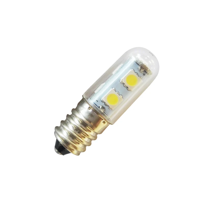 1x Мини E14 светодио дный лампы 5050 SMD 1 Вт хрустальная люстра 220 В Spotlight кукурузы лампочки кулон Холодильник света