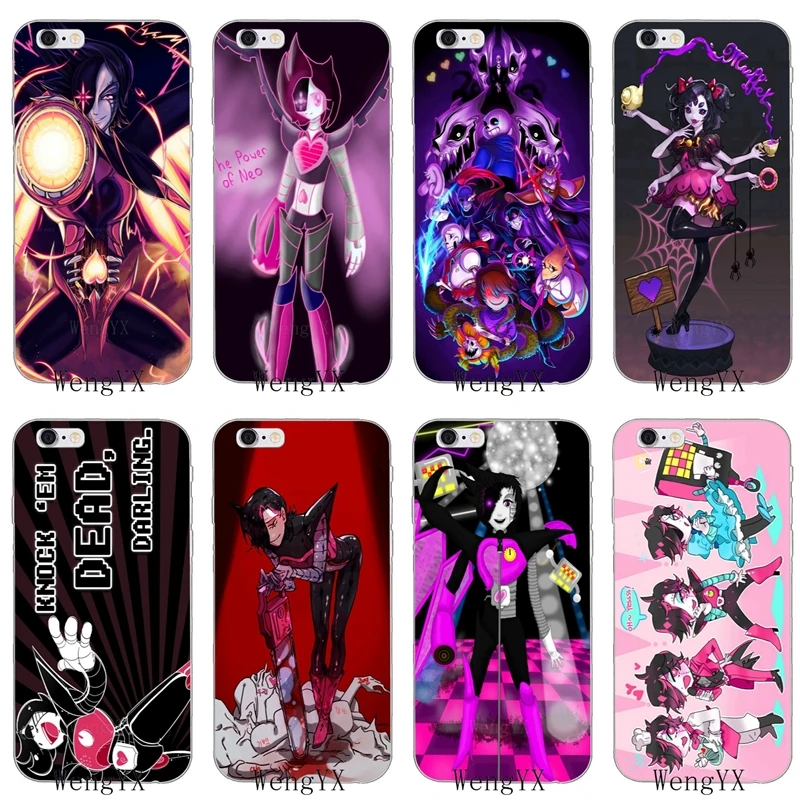 

anime Undertale Mettaton Soft case For Huawei Honor 4c 5c 5x 6x V10 Y5 Y6 Y7 II Mate 7 8 9 10 P8 P9 P10 Lite plus 2017