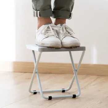 

Folding Stool Camping Chair Seat For Fishing Convenient Plastic Folding Step Stool Home Train Outdoor Storage Foldable K621