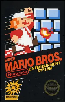 

SUPER MARIO BROS VIDEO GAME SILK POSTER Decorative Wall painting 24x36inch