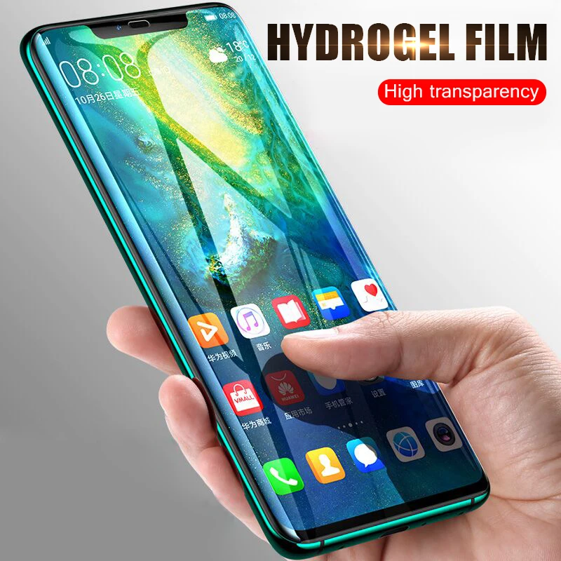 

10D Screen Hydrogel Film On For Huawei Mate 20 Pro X P20 Lite Protective Protector Film For Huawei P20 Pro Mate 10 Lite No Glass