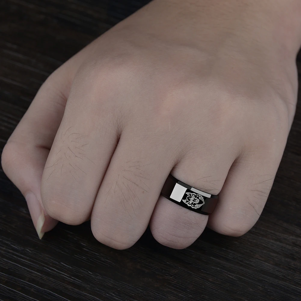 Новое модное мужское кольцо из сплава, Крутое готическое хип-хоп кольцо с изображением скорпиона льва, Ювелирное кольцо
