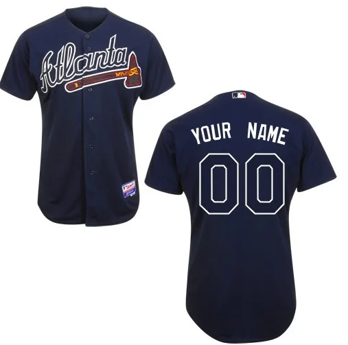 Custom Atlanta Braves jersey cheap Authentic Personalized braves