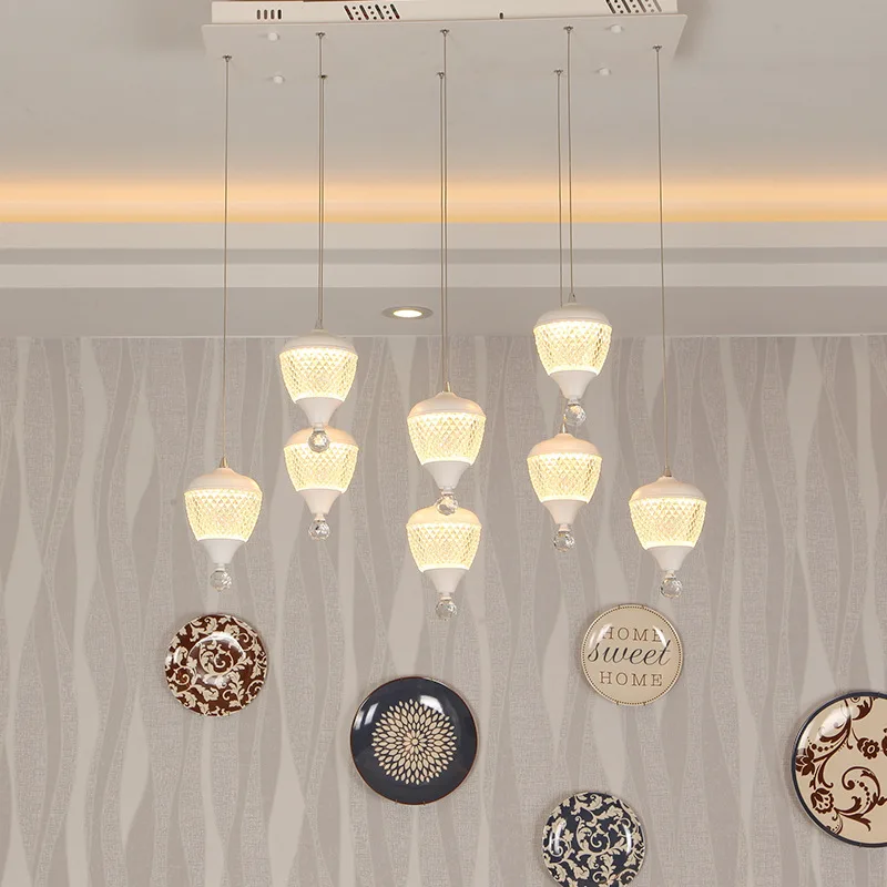

Northern Europe Modern Concise Romantic Pendant Lamp Restaurant Bedroom Parlor Clothing Store Decoration Lamp Free Shipping