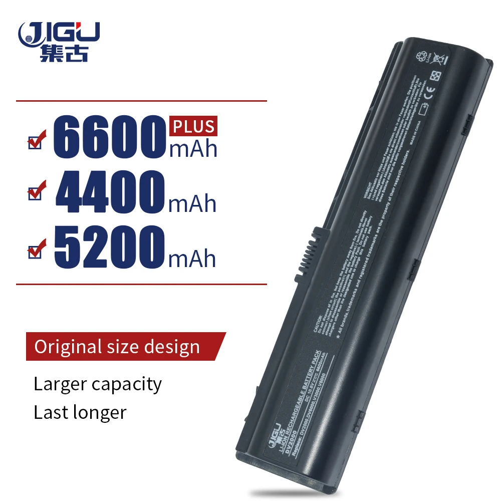 JIGU ноутбука Батарея для HP G6000 Dv2000 Dv2100 Dv2200 Dv2300 Dv2400 Dv2500 Dv2600 Dv2700 Dv2800 Dv6000 Dv6000T Dv6100|battery for
