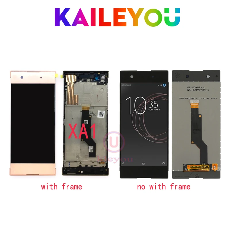 

5.0" Original Display For SONY Xperia XA1 LCD Touch Screen with Frame LCD for SONY XPERIA XA1 Display G3112 G3116 G3121